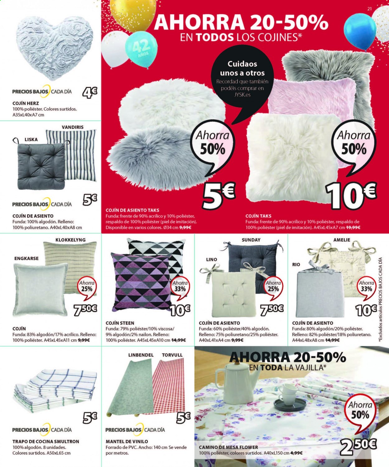 Folleto JYSK - 25/03/21 - 07/04/21. Página 21