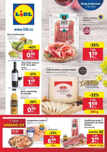 Folleto actual Lidl - 31.3.2021 - 7.4.2021.