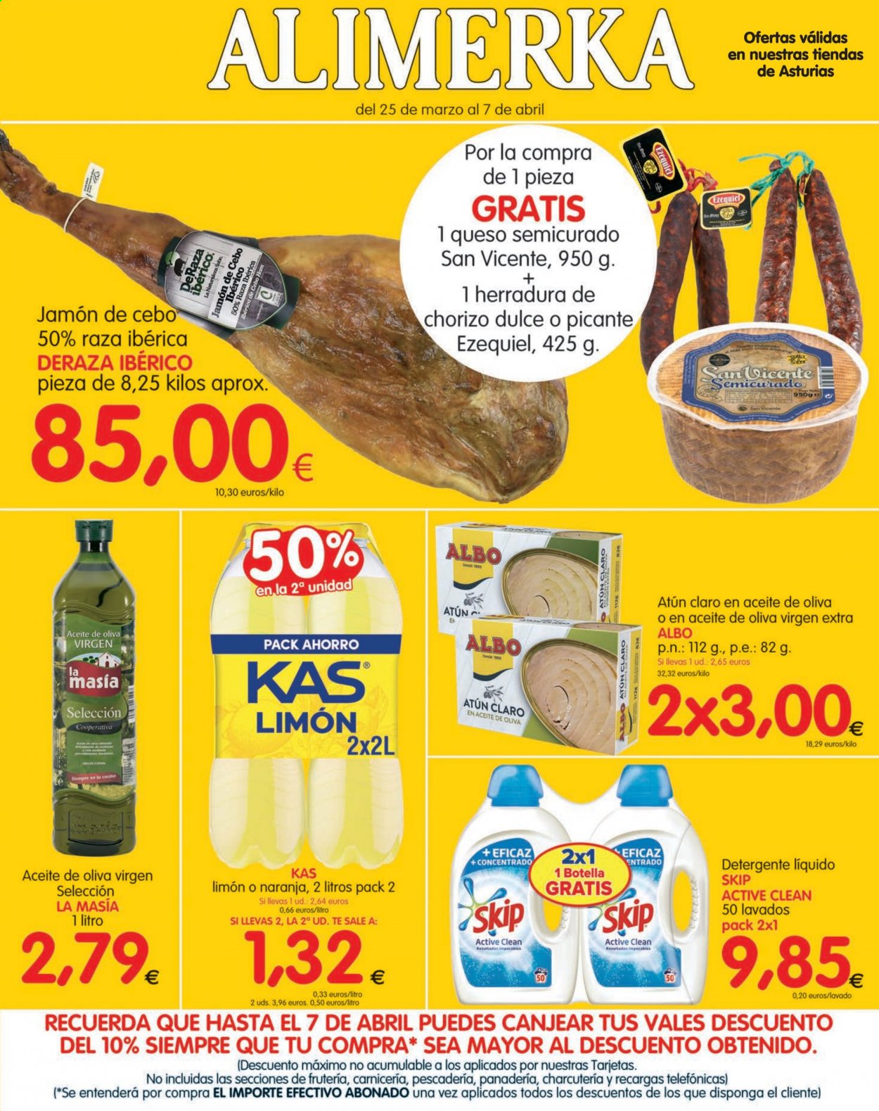 Folleto Alimerka - 25/03/21 - 07/04/21. Página 1
