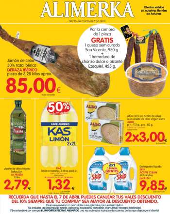 Folleto actual Alimerka - 25.3.2021 - 7.4.2021.