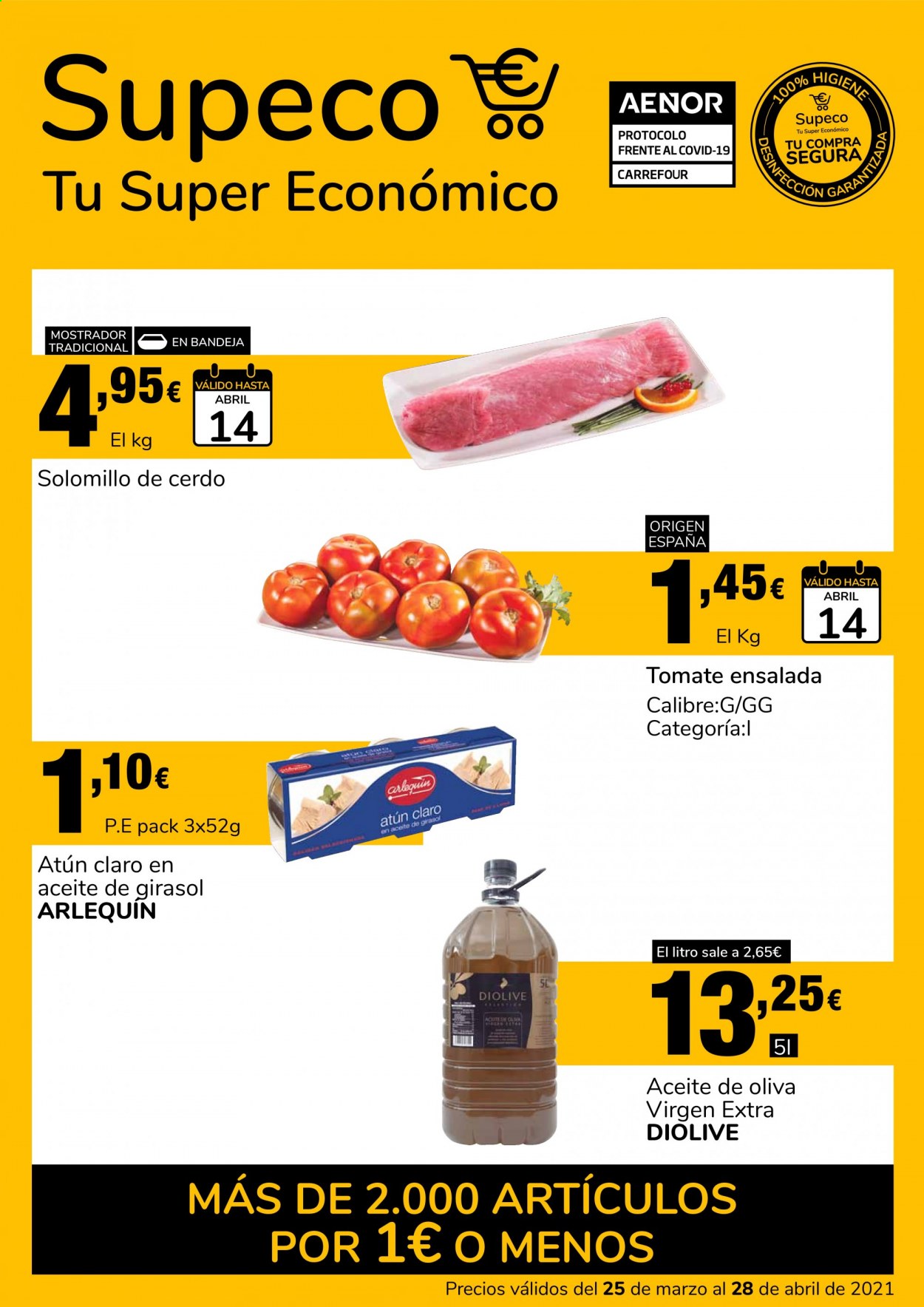 Folleto Supeco - 25/03/21 - 28/04/21. Página 1