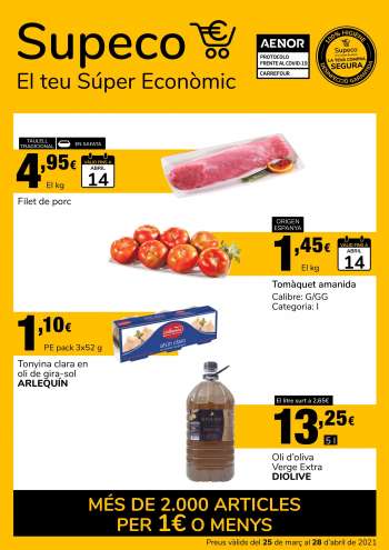 Folleto actual Supeco - 25.3.2021 - 28.4.2021.