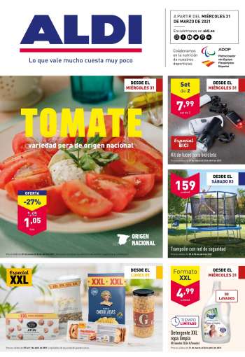 Folleto actual Aldi - 31.3.2021 - 6.4.2021.