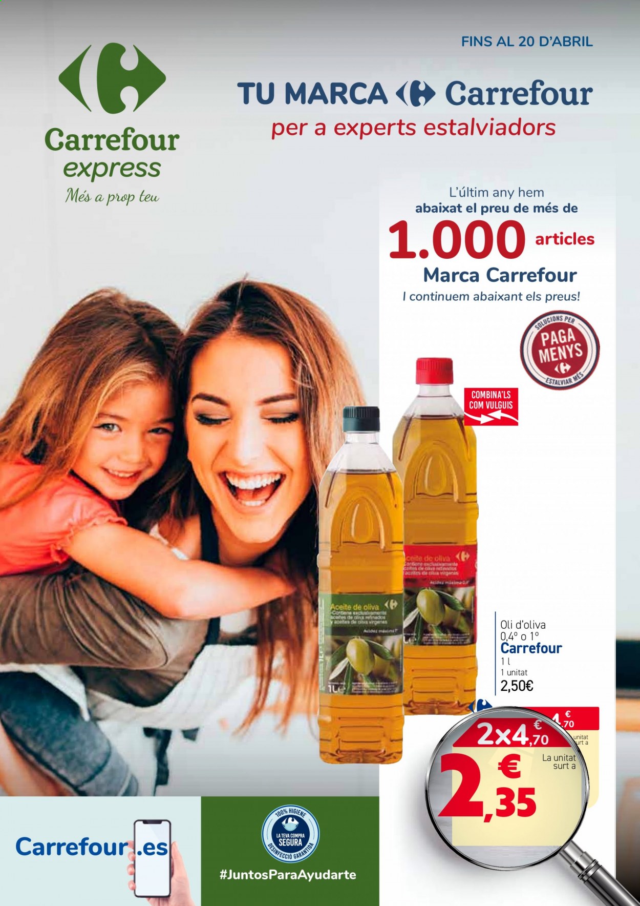 Folleto Carrefour - 30/03/21 - 20/04/21. Página 1