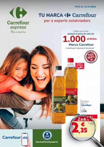 Folleto actual Carrefour - 30.3.2021 - 20.4.2021.