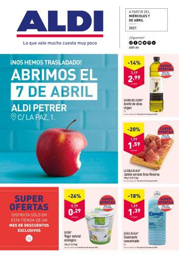 Folleto actual Aldi - 7.4.2021 - 5.5.2021.