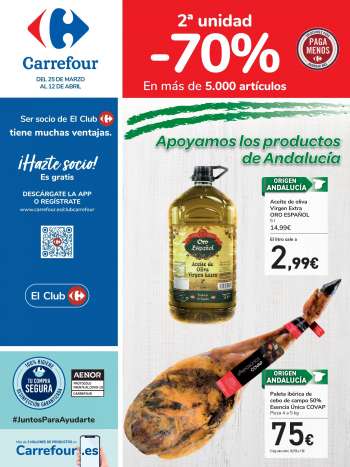 Folleto actual Carrefour - 25.3.2021 - 12.4.2021.