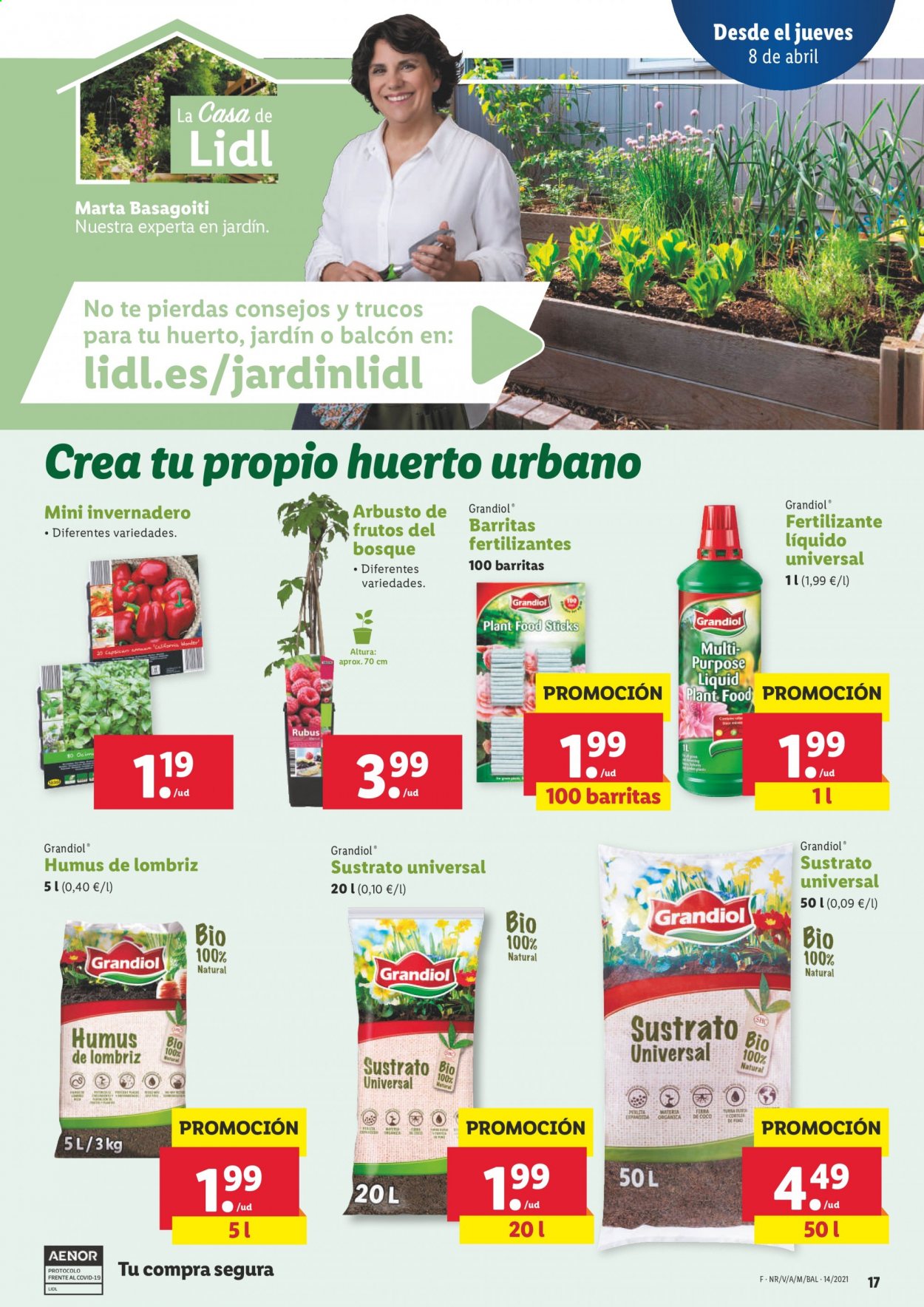 Folleto Lidl - 08/04/21 - 14/04/21. Página 17
