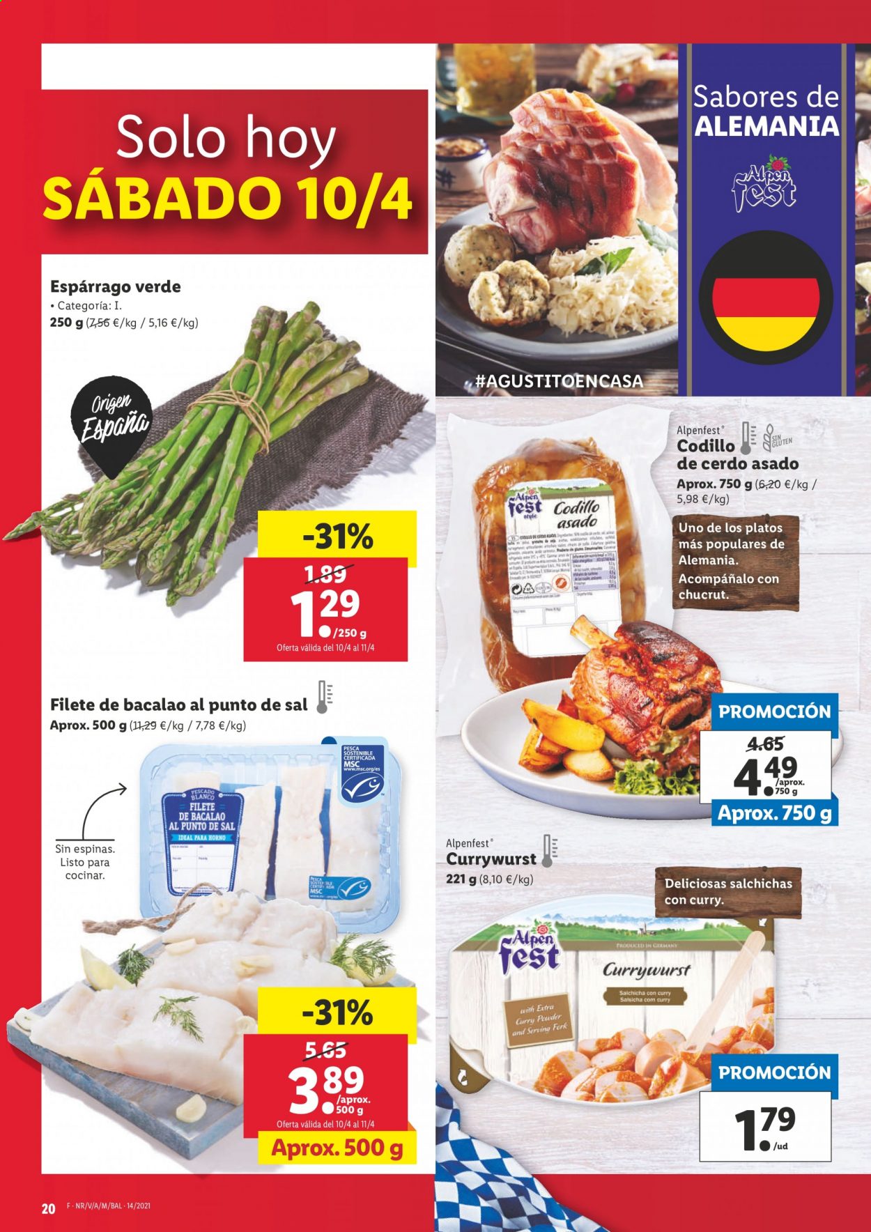 Folleto Lidl - 08/04/21 - 14/04/21. Página 20