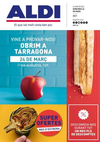 Folleto actual Aldi - 24.3.2021 - 21.4.2021.