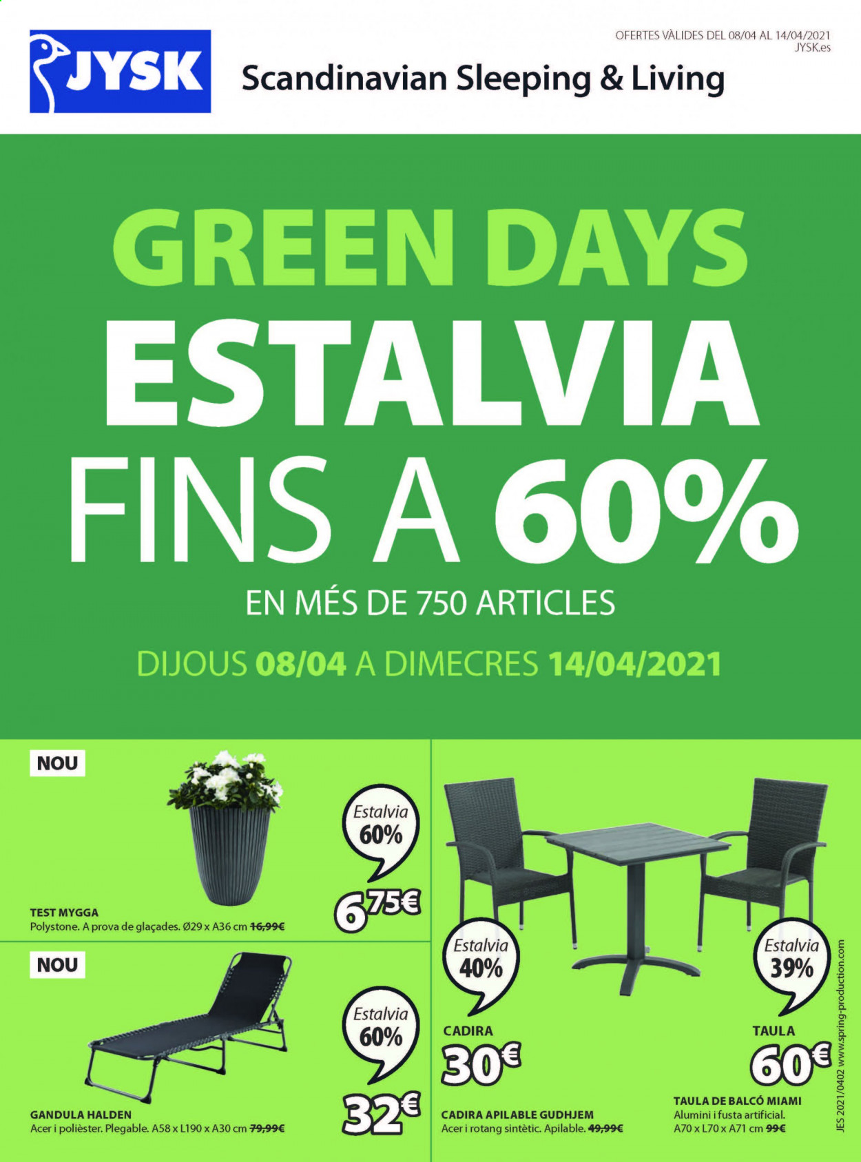 Folleto JYSK - 08/04/21 - 21/04/21. Página 16
