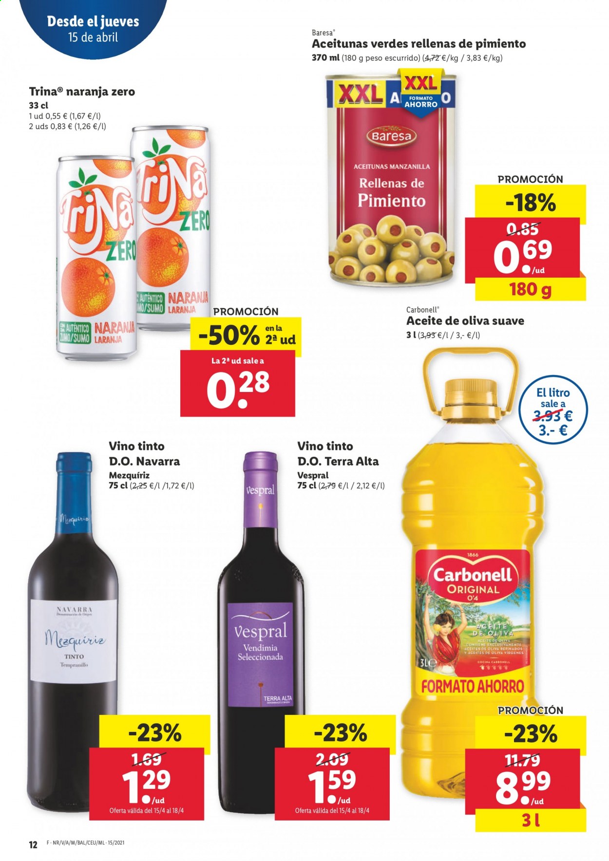 Folleto Lidl - 15/04/21 - 21/04/21. Página 12