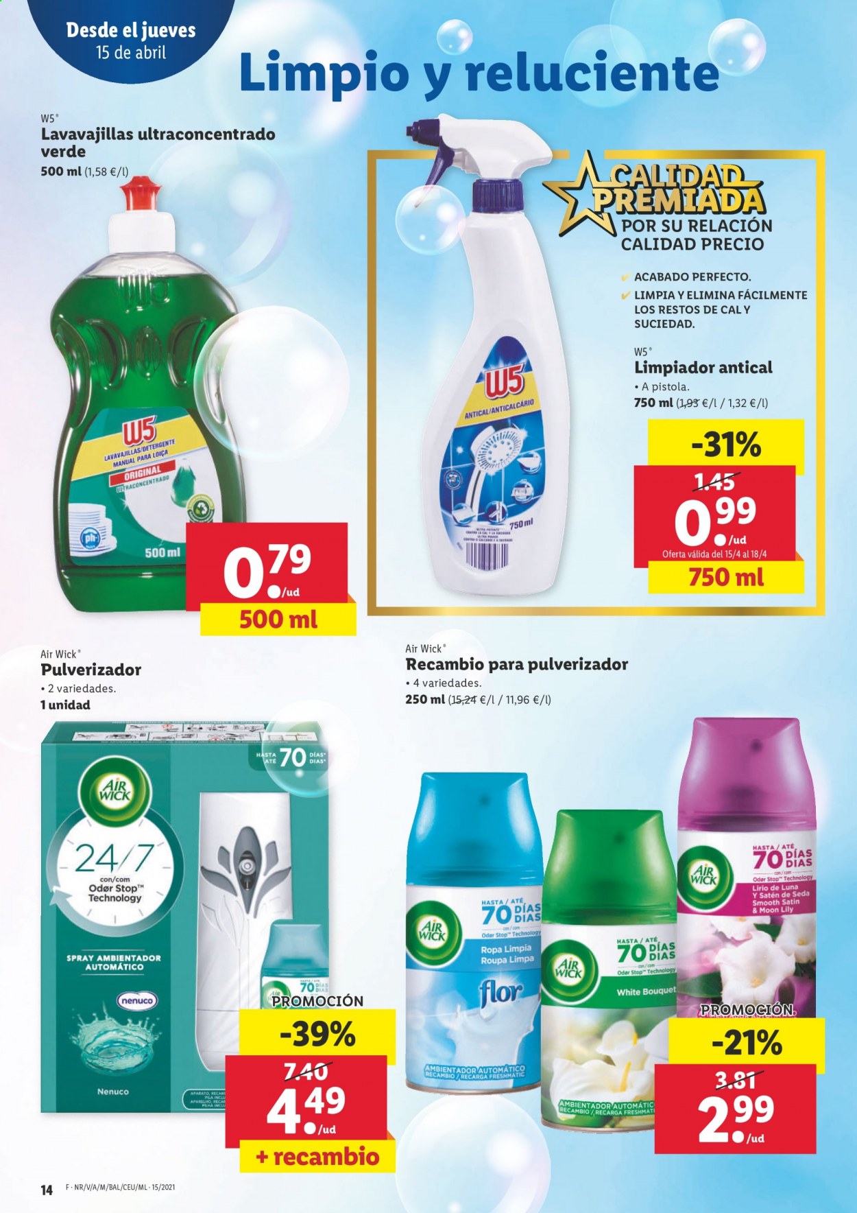 Folleto Lidl - 15/04/21 - 21/04/21. Página 14