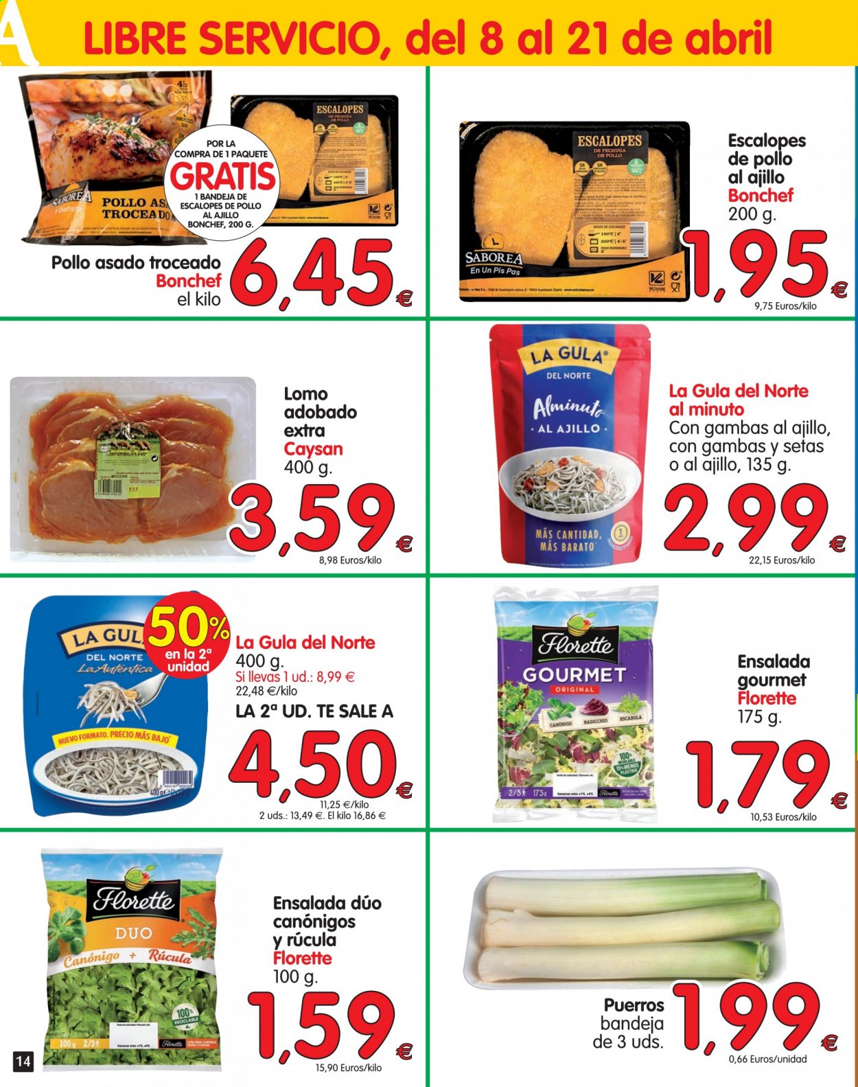 Folleto Alimerka - 08/04/21 - 21/04/21. Página 14