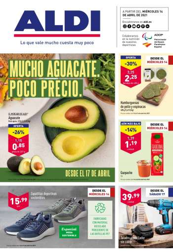 Folleto actual Aldi - 14.4.2021 - 20.4.2021.