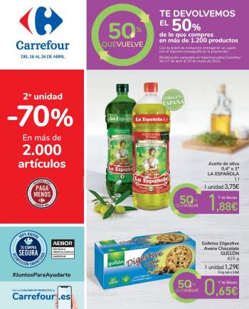 Folleto actual Carrefour - 16.4.2021 - 26.4.2021.