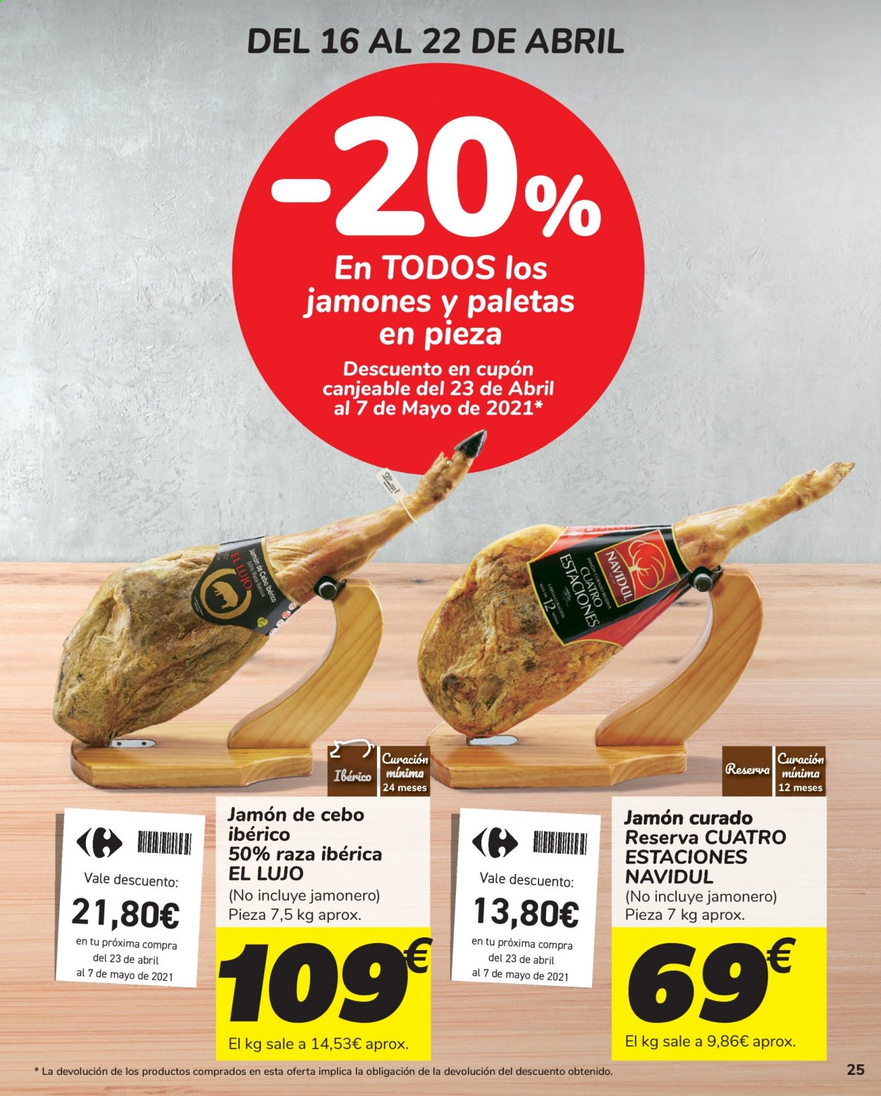 Folleto Carrefour - 16/04/21 - 26/04/21. Página 25