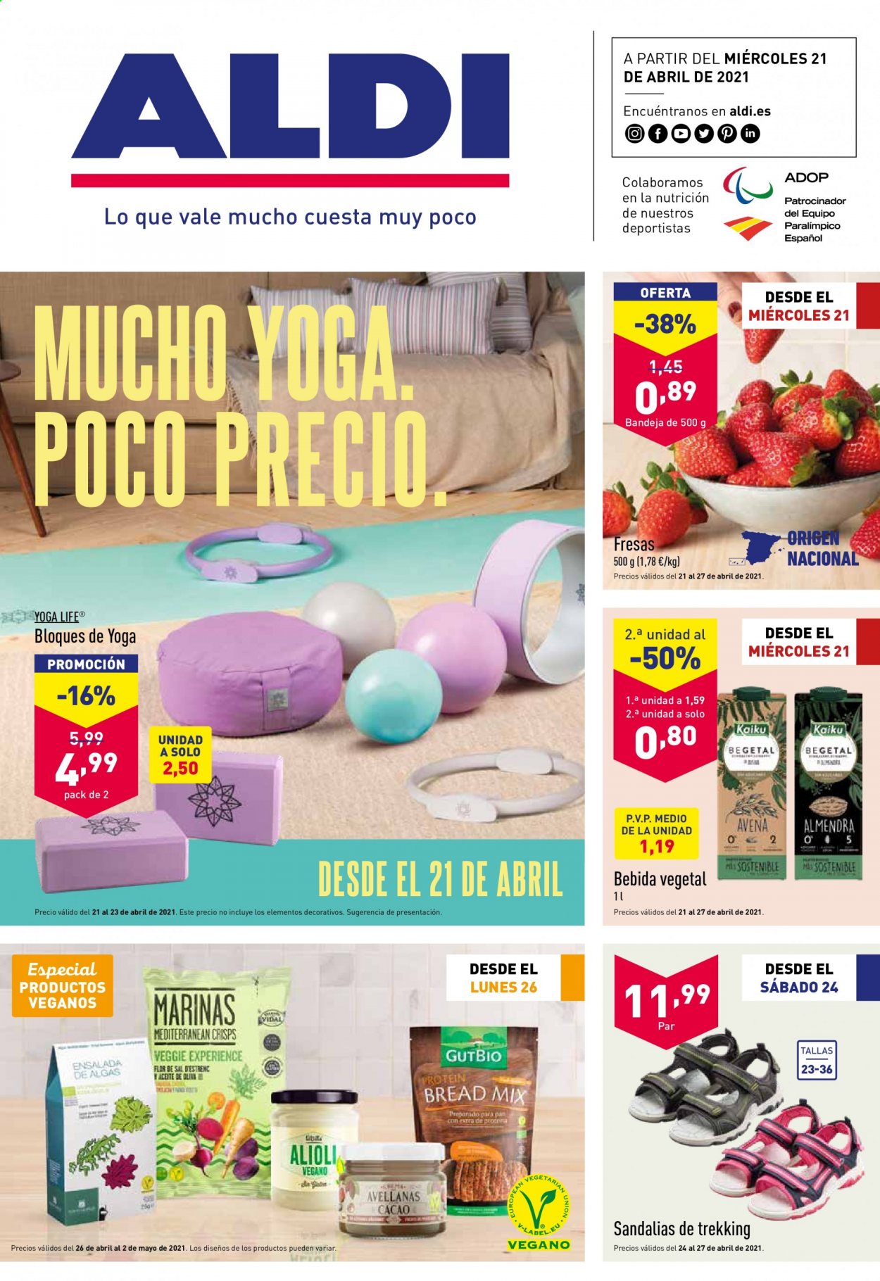 Folleto Aldi - 21/04/21 - 27/04/21. Página 1