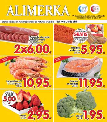 Folleto actual Alimerka - 19.4.2021 - 24.4.2021.