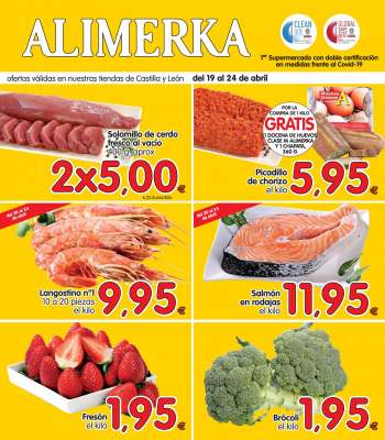 Folleto actual Alimerka - 19.4.2021 - 24.4.2021.