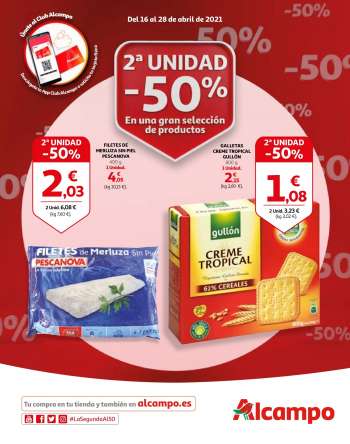 Folleto actual Alcampo - 16.4.2021 - 28.4.2021.