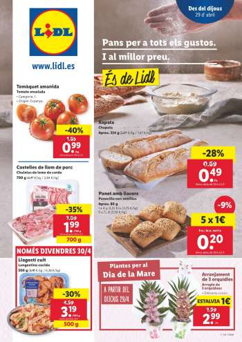 Folleto actual Lidl - 29.4.2021 - 5.5.2021.