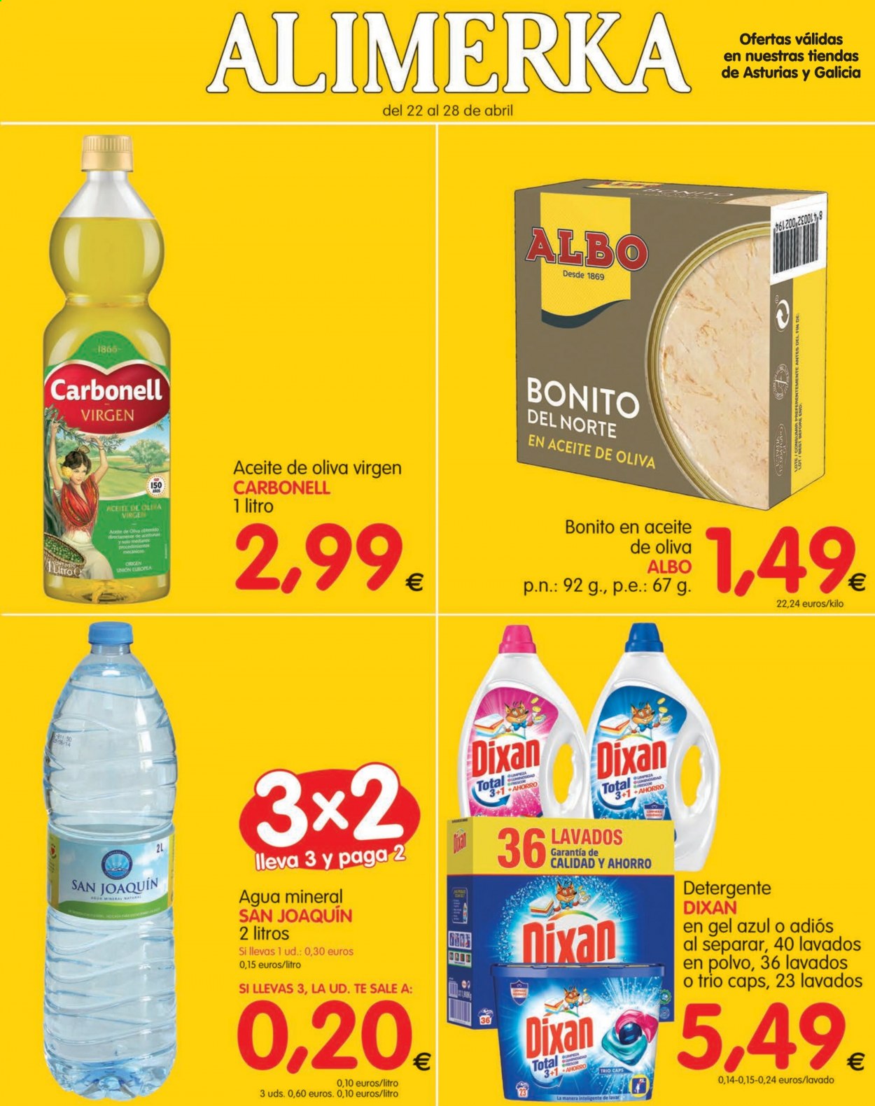 Folleto Alimerka - 22/04/21 - 28/04/21. Página 1
