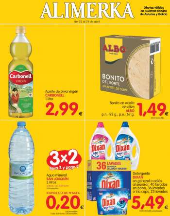 Folleto actual Alimerka - 22.4.2021 - 28.4.2021.