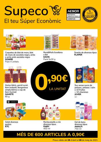 Folleto actual Supeco - 29.4.2021 - 26.5.2021.