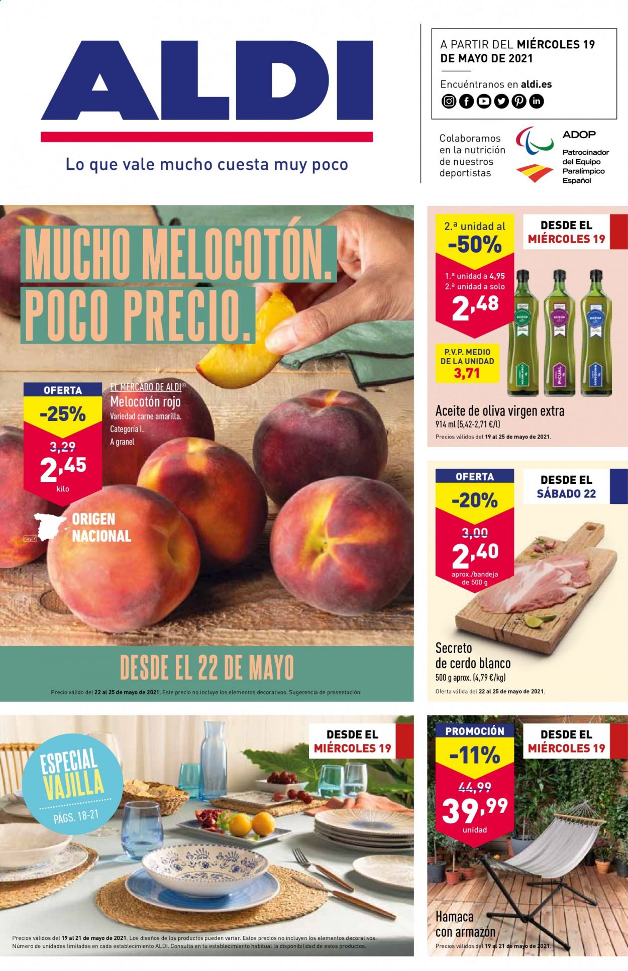 Folleto Aldi - 19/05/21 - 25/05/21. Página 1