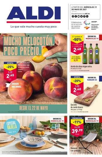 Folleto actual Aldi - 19.5.2021 - 25.5.2021.