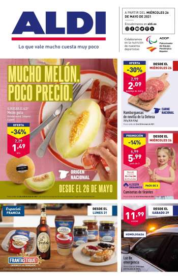 Folleto actual Aldi - 26.5.2021 - 1.6.2021.
