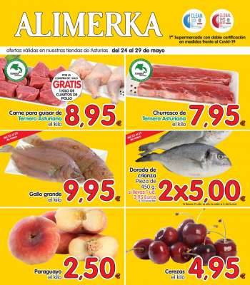 Folleto actual Alimerka - 24.5.2021 - 29.5.2021.
