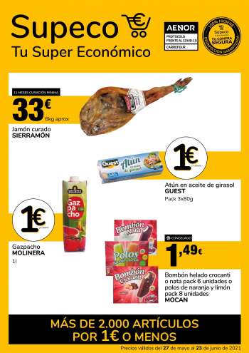 Folleto actual Supeco - 27.5.2021 - 23.6.2021.