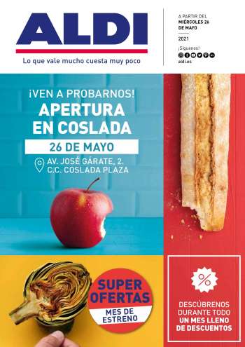 Folleto actual Aldi - 26.5.2021 - 23.6.2021.