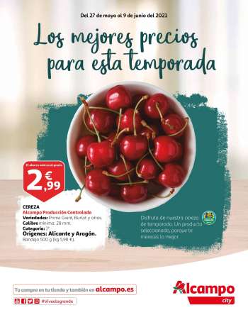 Folleto actual Alcampo - 27.5.2021 - 9.6.2021.