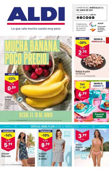 Folleto actual Aldi - 16.6.2021 - 22.6.2021.