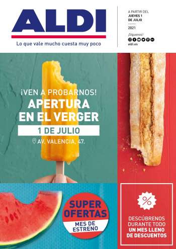 Folleto actual Aldi - 1.7.2021 - 6.7.2021.