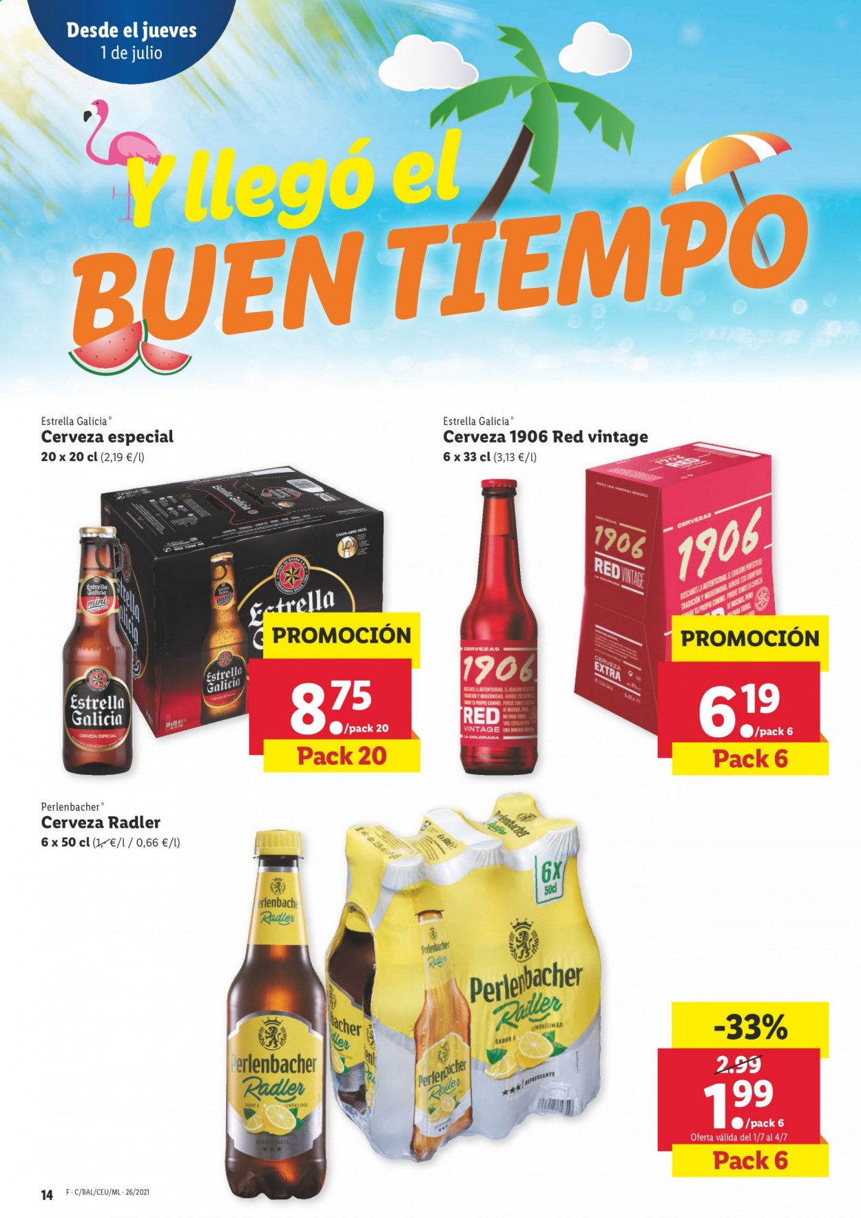Folleto Lidl - 01/07/21 - 07/07/21. Página 14