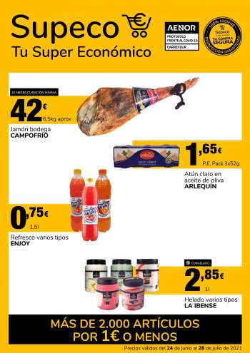 Folleto actual Supeco - 24.6.2021 - 28.7.2021.