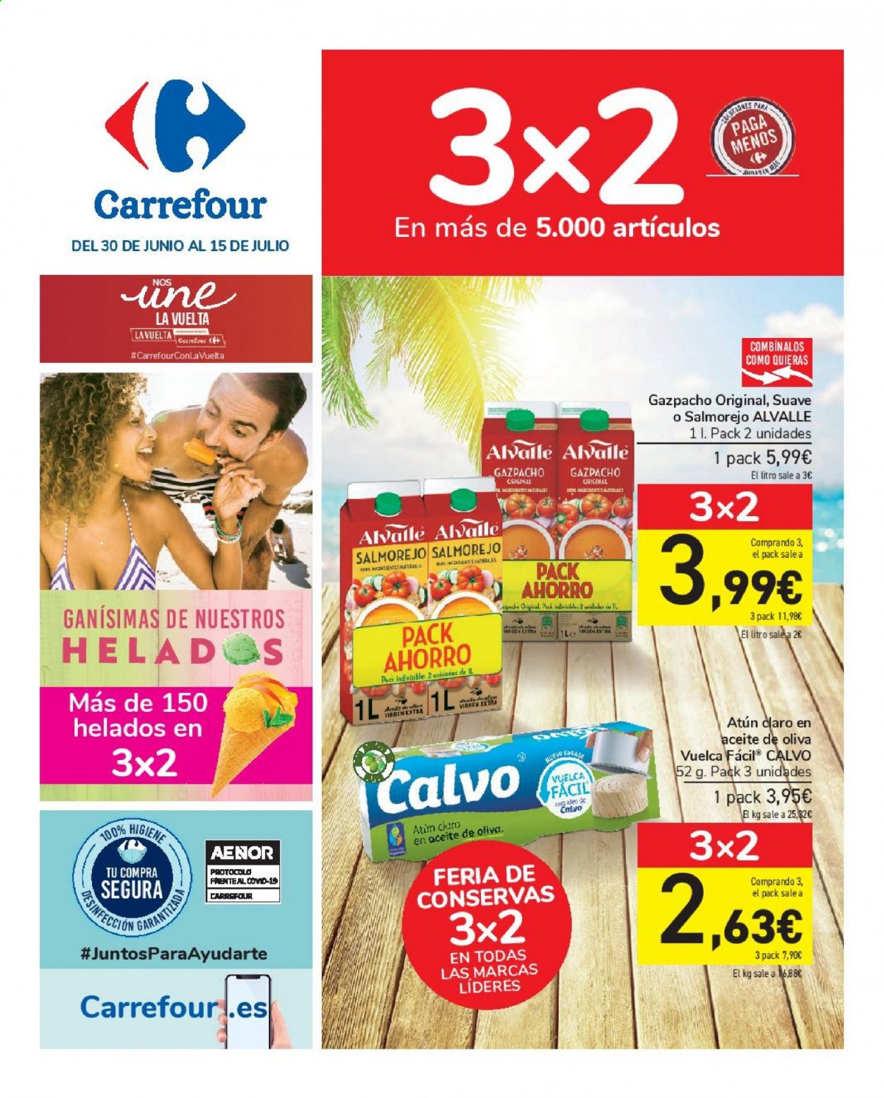 Folleto Carrefour - 30/06/21 - 15/07/21. Página 1