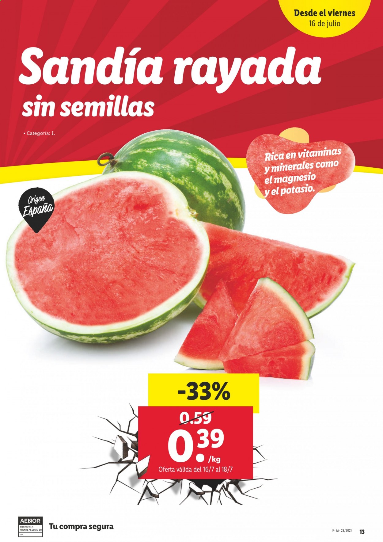 Folleto Lidl - 15/07/21 - 21/07/21. Página 13