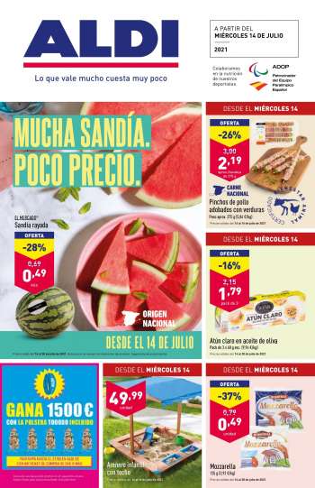 Folleto actual Aldi - 14.7.2021 - 20.7.2021.
