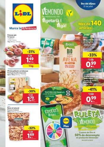 Folleto actual Lidl - 22.7.2021 - 28.7.2021.
