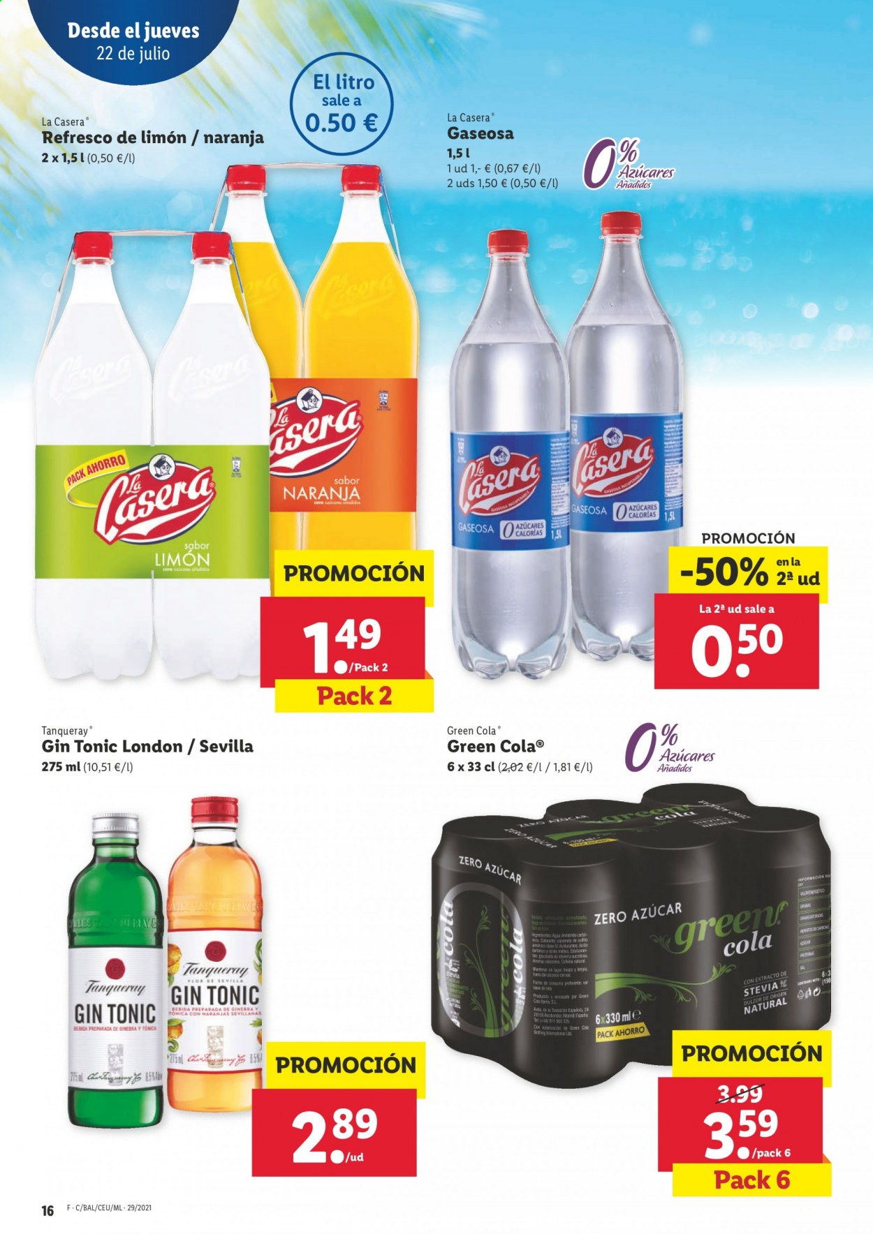 Folleto Lidl - 22/07/21 - 28/07/21. Página 16
