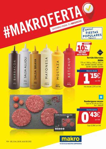 Folleto actual Makro - 15.7.2021 - 28.7.2021.