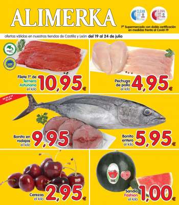 Folleto actual Alimerka - 19.7.2021 - 24.7.2021.