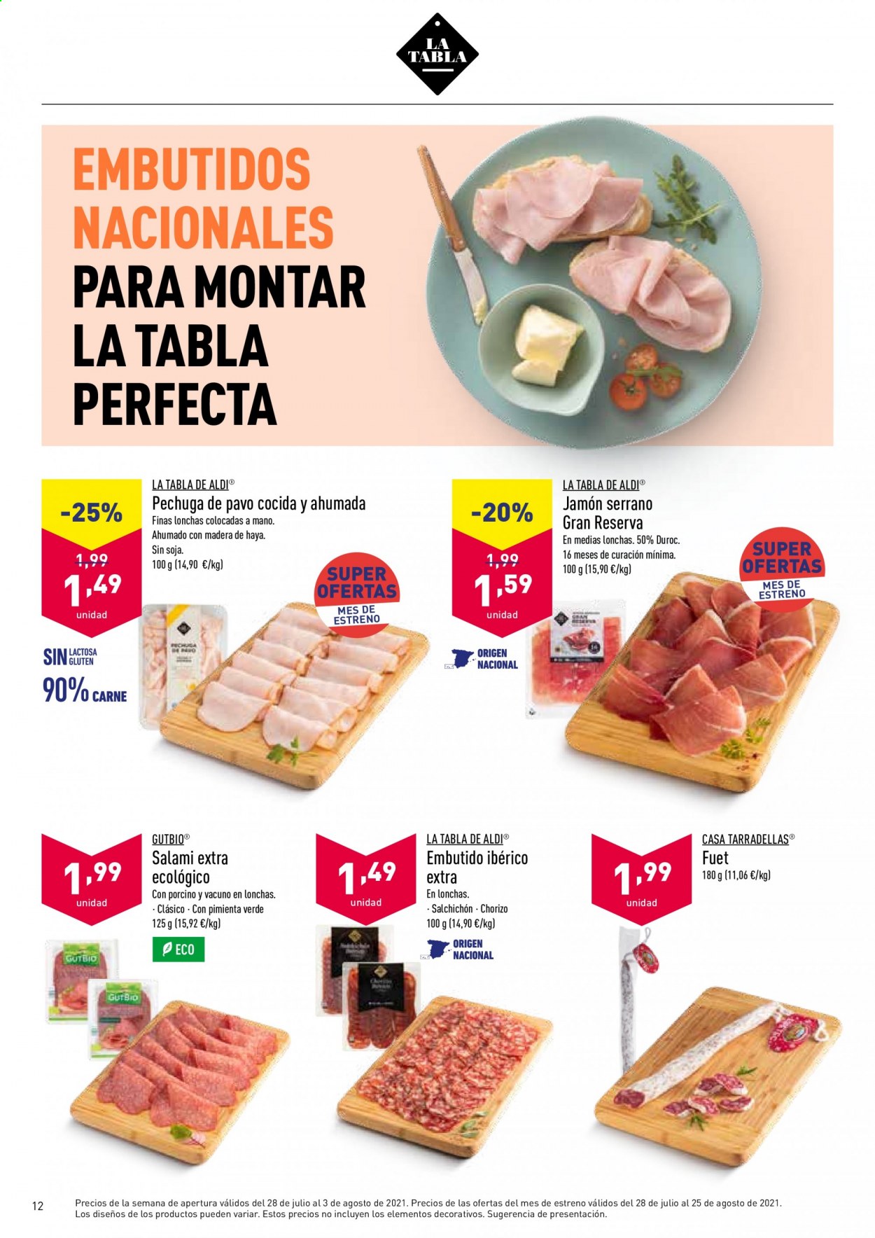 Folleto Aldi - 28/07/21 - 03/08/21. Página 12