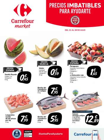 Folleto actual Carrefour - 21.7.2021 - 28.7.2021.
