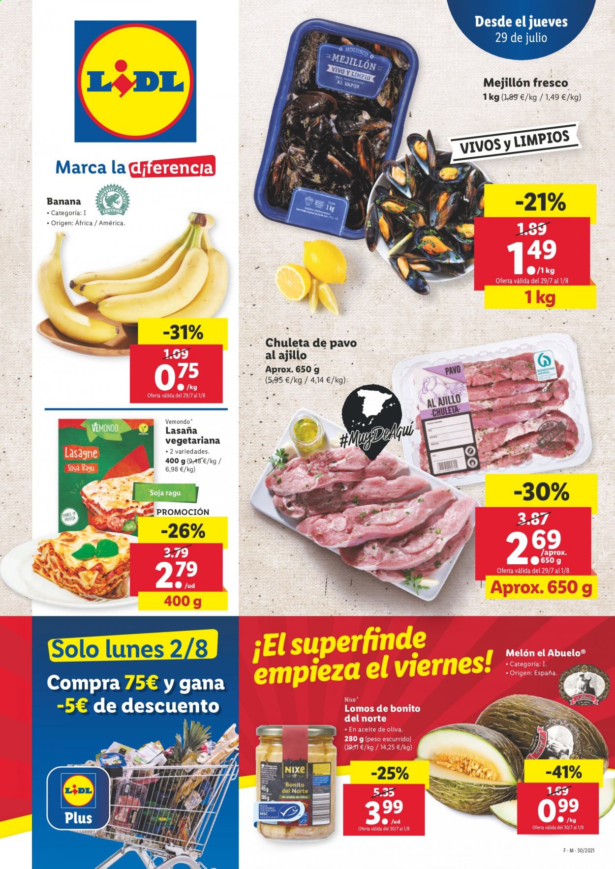 Folleto Lidl - 29/07/21 - 04/08/21. Página 1